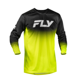 Παιδική μπλούζα motocross FLY RACING Rayce Sonar - Hi-Vis/Black/White