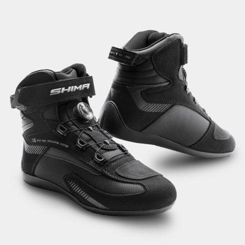 Γυναικεία Μοτοσικλετιστικά Μποτάκια SHIMA EXO BLACK