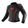 Γυναικείο δερμάτινο μπουφάν MIURA 2.0 BLACK/RED