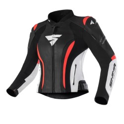 Γυναικείο Δερμάτινο Μπουφάν MIURA 2.0 RED FLUO