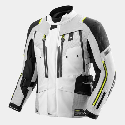 Μπουφάν μηχανής SHIMA HERO 3.0 GREY/FLUO