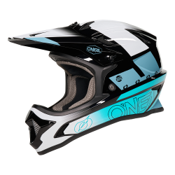Κράνος ποδηλάτου O'NEAL SONUS BLOX BLACK/WHITE/TEAL V.27
