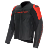 Δερμάτινο μπουφάν μοτοσυκλέτας DAINESE RACING 5 BLACK/BLACK/RED-FLUO