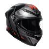 Κράνος AGV K6 S E2206 KARVE MATT BLACK/GREY/RED