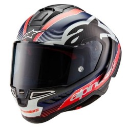 Κράνος μηχανής ALPINESTARS Supertech R10 Team Black/Carb/Blå/White Κράνος μηχανής ALPINESTARS Supertech R10 Team Black/Carb/Blå/White