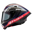Κράνος μηχανής ALPINESTARS Supertech R10 Team Black/Carb/Blå/White thumb