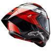 Κράνος μηχανής ALPINESTARS Supertech R10 Team Black/Carb/Fluo Red/White thumb