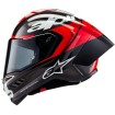Κράνος μηχανής ALPINESTARS Supertech R10 Team Black/Carb/Fluo Red/White thumb