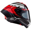 Κράνος μηχανής ALPINESTARS Supertech R10 Team Black/Carb/Fluo Red/White thumb