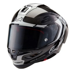 Κράνος μηχανής ALPINESTARS Supertech R10 Element Black/Carb/Silver Κράνος μηχανής ALPINESTARS Supertech R10 Element Black/Carb/Silver