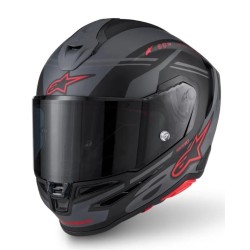 Κράνος ALPINESTARS S-R7 A-Core BK/GR/RED MATTE Κράνος ALPINESTARS S-R7 A-Core BK/GR/RED MATTE