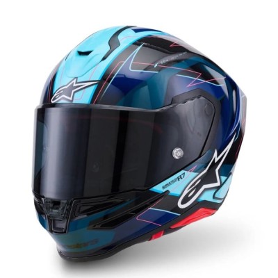 Κράνος ALPINESTARS S-R7 KINETIS BK/BL/PK FLUO