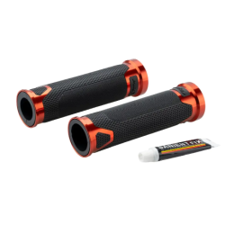 Λαβές PUIG Revving 119mm πορτοκαλί Λαβές PUIG Revving 119mm πορτοκαλί