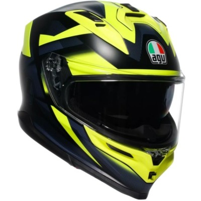 Κράνος K7 MPLK GLIMPSE MATT BLACK/YELLOW FLUO