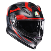 Κράνος AGV K7 MPLK GLIMPSE MATT BLACK/RED thumb