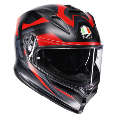 Κράνος AGV K7 MPLK GLIMPSE MATT BLACK/RED