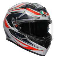 Κράνος AGV K3 SPACE MATT WHITE/RED FLUO