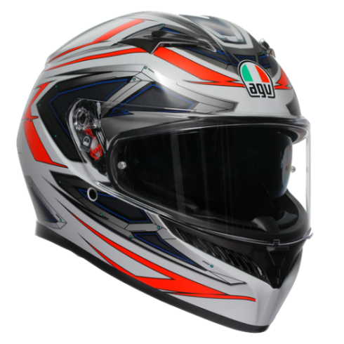 Κράνος AGV K3 SPACE MATT WHITE/RED FLUO