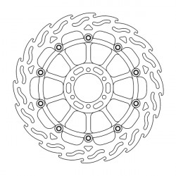 Δισκόπλακα MOTO-MASTER BRAKE ROTOR FLOAT FLAME APRILIA TUONO V4 1100 RR ABS 23 Δισκόπλακα MOTO-MASTER BRAKE ROTOR FLOAT FLAME APRILIA TUONO V4 1100 RR ABS 23