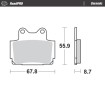 Τακάκια φρένων MOTO-MASTER BRAKE PAD CERAMIC YAMAHA XJ 600 N 03 Τακάκια φρένων MOTO-MASTER BRAKE PAD CERAMIC YAMAHA XJ 600 N 03 thumb