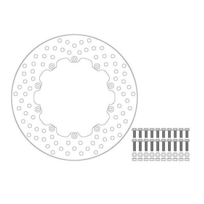 Δισκόπλακα MOTO-MASTER BRAKE ROTOR FIX ROUND L/R BMW R 65 G/S 89-92