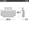 Τακάκια φρένων MOTO-MASTER BRAKE PAD CERAMIC YAMAHA XT 250 23