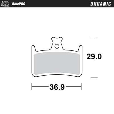 Τακάκια φρένων MOTO-MASTER BRAKE PAD ORGANIC/