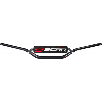 Τιμόνι μοτοσυκλέτας SCAR HANDLEBAR S2 22 MEDIUM ΜΑΥΡΟ