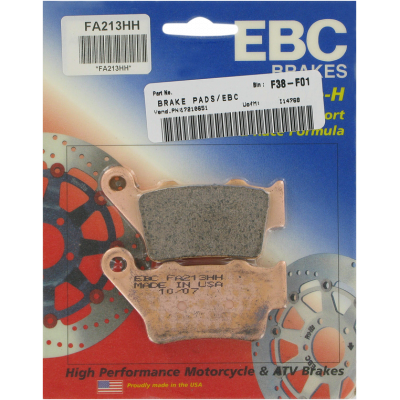 Τακάκια μοτοσυκλέτας EBC SINTERED HH FA213HH