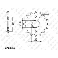Κιτ αλυσίδα και γρανάζια REGINA για SUZUKI GSX1200 99-04