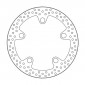 Πίσω δισκόπλακα μοτοσυκλέτας MOTO-MASTER BRAKE DISC FIX HALO REAR HONDA CRF 1100 L ABS thumb