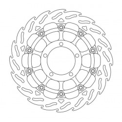 Δισκόπλακα MOTO-MASTER FLAME RACE FR LEFT 5 5mm STREET TRIPLE 675 12