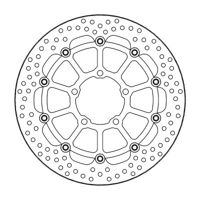 Δισκόπλακα MOTO-MASTER BRAKE DISC HALO FLOAT TRIUMPH ROCKET III 2500 GT ABS 23