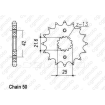 Κιτ αλυσίδα και γρανάζια REGINA για KAWASAKI VN800DRIFTER99-03 thumb