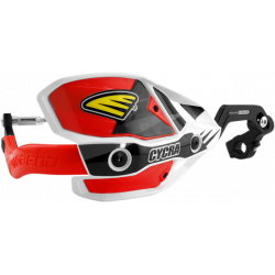 Προστατευτικές χούφτες μηχανής CYCRA ULT WHITE/RED Προστατευτικές χούφτες μηχανής CYCRA ULT WHITE/RED