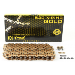 Αλυσίδα κίνησης μοτοσυκλέτας ProX 520x120L X-RING Gold