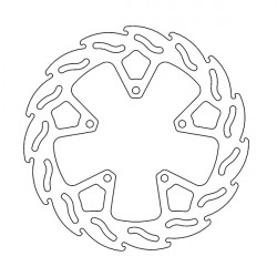 Πίσω δισκόπλακα μοτοσυκλέτας MOTO-MASTER BRAKE DISC FIX FLAME REAR Πίσω δισκόπλακα μοτοσυκλέτας MOTO-MASTER BRAKE DISC FIX FLAME REAR