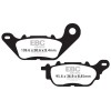 Τακάκια μοτοσυκλέτας EBC BRAKE PAD CARBON SCOOTER