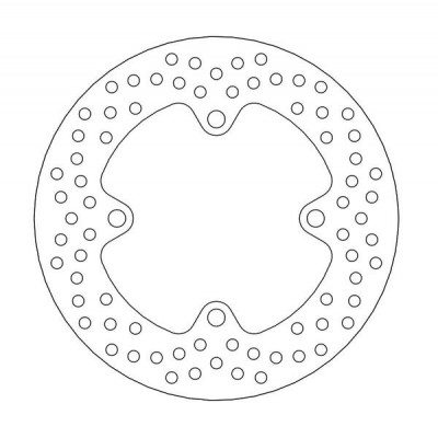 Δισκόπλακα MOTO-MASTER BRAKE ROTOR FIX ROUND RIGHT KAWASAKI ZX-10 RR 1000 ABS 23