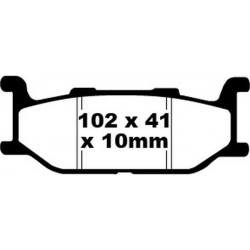 Τακάκια μοτοσυκλέτας EBC SFA ORG SCOOTER SFA179 Τακάκια μοτοσυκλέτας EBC SFA ORG SCOOTER SFA179