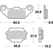 Τακάκια φρένων MOTO-MASTER NITRO για KEF 300 2X4 Τακάκια φρένων MOTO-MASTER NITRO για KEF 300 2X4 thumb