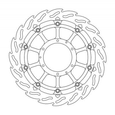Δισκόπλακα MOTO-MASTER FLAME RACE FR LEFT 5 5mm CBR 1000 RR ABS 16