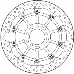 Δισκόπλακα εμπρός MOTO-MASTER BRAKE DISC R HALO FR L/R DUCATI        MULTISTRADA V4 1200 ABS 23