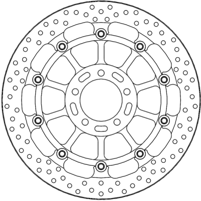 Δισκόπλακα εμπρός MOTO-MASTER BRAKE DISC R HALO FR L/R DUCATI        MULTISTRADA V4 1200 ABS 23