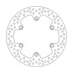 Δισκόπλακα MOTO-MASTER BRAKE ROTOR ROUND FIX L/R Δισκόπλακα MOTO-MASTER BRAKE ROTOR ROUND FIX L/R thumb
