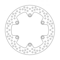 Δισκόπλακα MOTO-MASTER BRAKE ROTOR ROUND FIX L/R