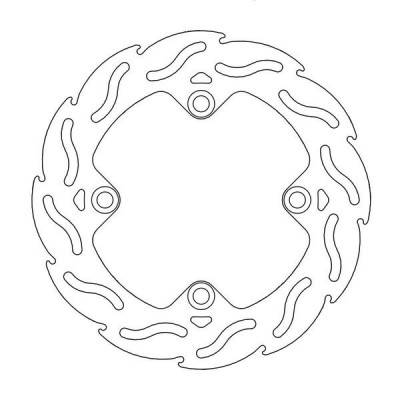Δισκόπλακα MOTO-MASTER FLAME REAR DISC TRIUMPH.