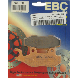Τακάκια μοτοσυκλέτας EBC SINTERED HH FA197HH