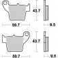 Τακάκια φρένων MOTO-MASTER NITRO για CRF 250 RX 23. thumb