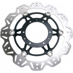 Δισκόπλακα μοτοσυκλέτας εμπρός EBC FLT VEE WAVE BLK FR VR1171BLK